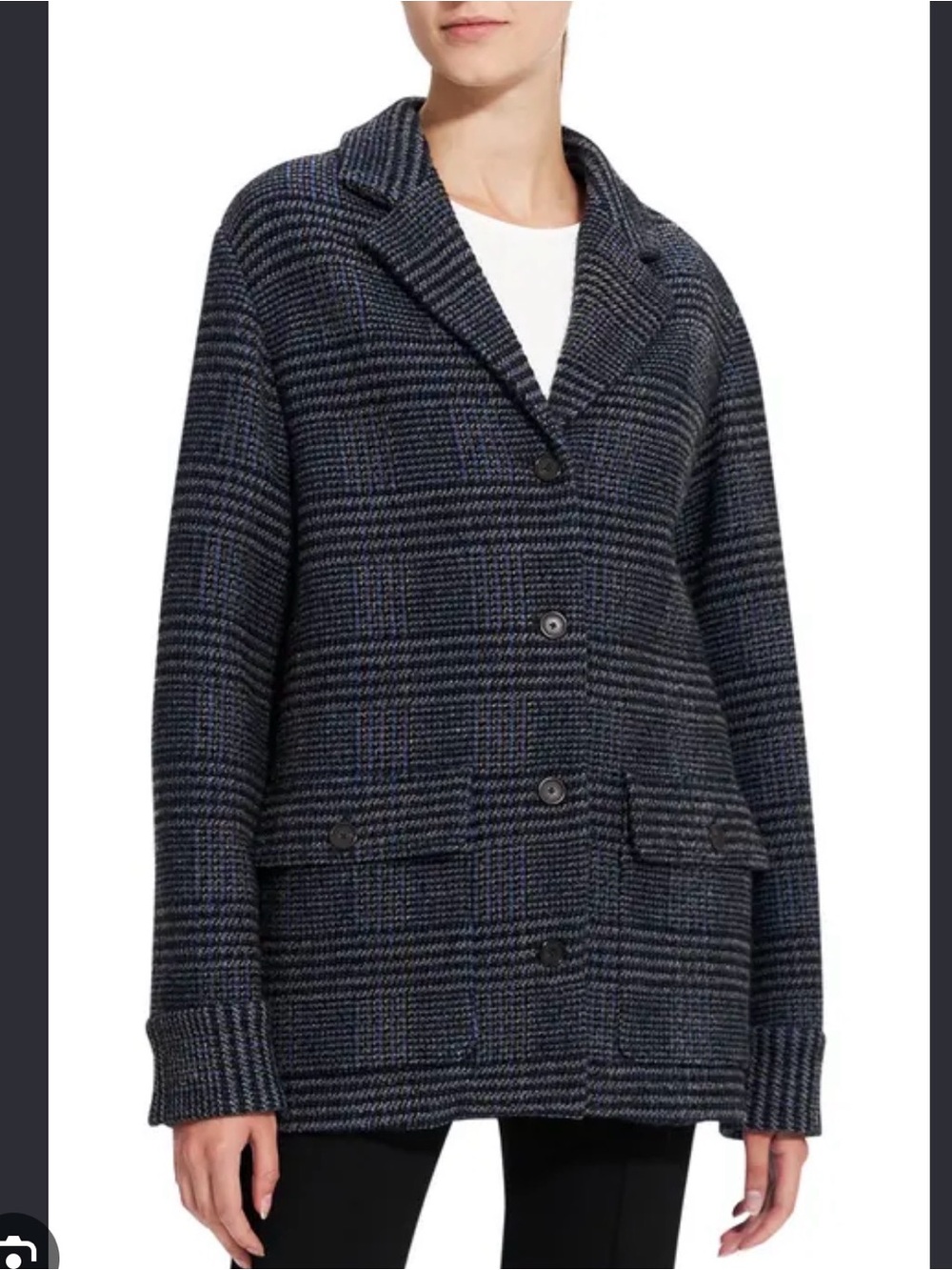 Theory Darwin Tweed Shirt Jacket
